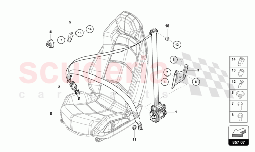 Part Diagram for Lamborghini 470867840