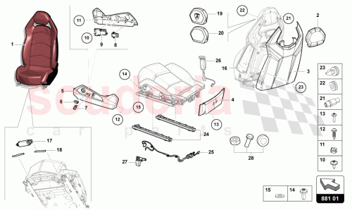 Part Diagram for Lamborghini 470881463G