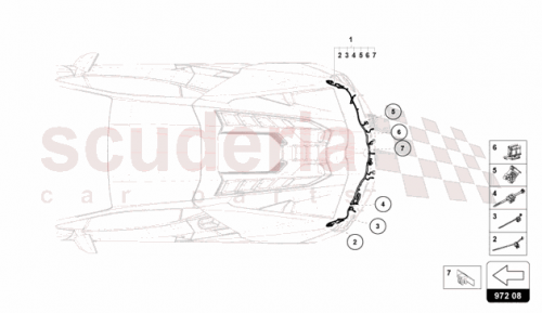 Part Diagram for Lamborghini 47B971104E