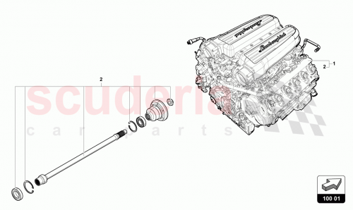 Part Diagram for Lamborghini 07L100015EA