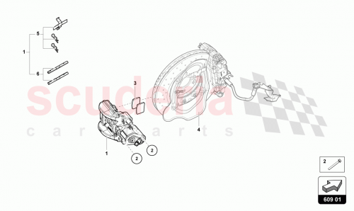 Part Diagram for Lamborghini 4S0698135