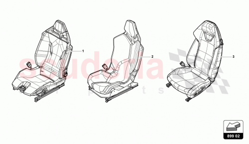 Part Diagram for Lamborghini 4T0882012A