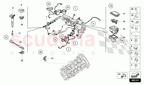 Part Diagram for Lamborghini 420905386