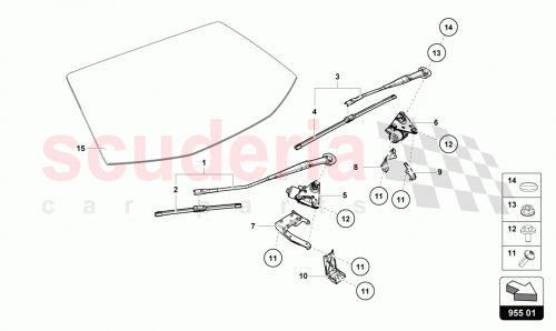 Part Diagram for Lamborghini N91248601
