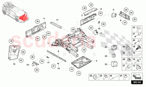 Part Diagram for Lamborghini N10746401