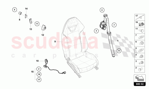 Part Diagram for Lamborghini 4T2857706D10K