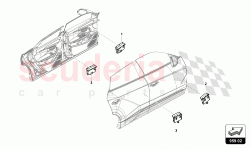 Part Diagram for Lamborghini 4M1959792K