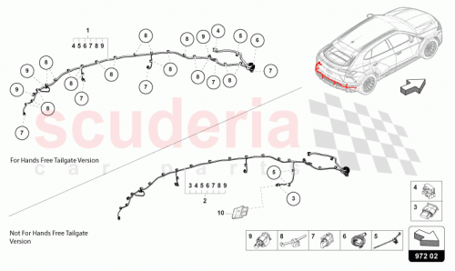Part Diagram for Lamborghini 4ML971104E