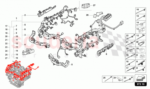 Part Diagram for Lamborghini 0P2971595DC