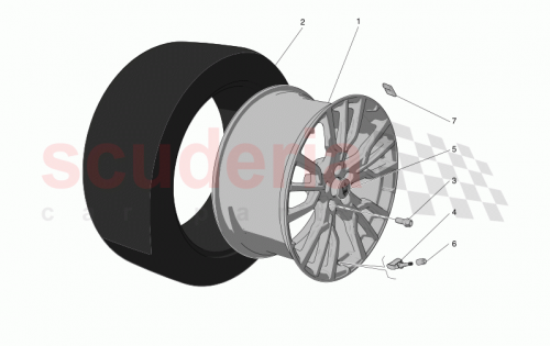 Part Diagram for Maserati 980182081