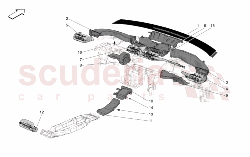 Part Diagram for Maserati 670177517