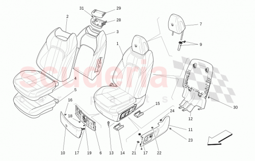 Part Diagram for Maserati F670242161