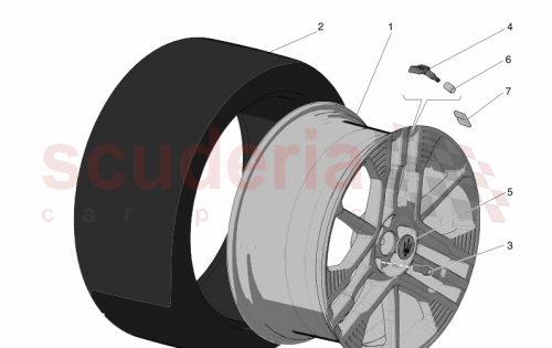 Part Diagram for Maserati 980189137