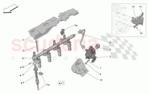 Part Diagram for Maserati 675000184