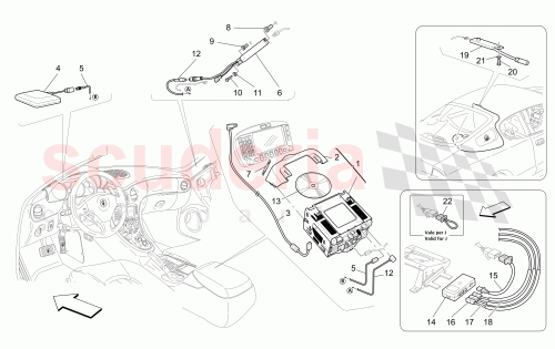 Part Diagram for Maserati 67693526