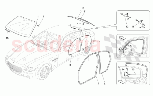Part Diagram for Maserati 188217