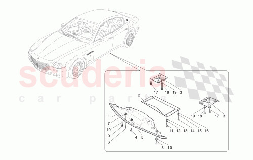 Part Diagram for Maserati 67279200