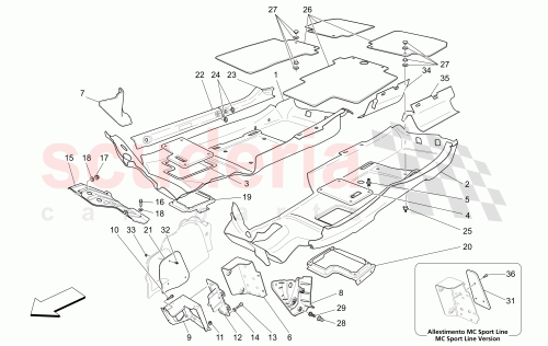 Part Diagram for Maserati 959733313