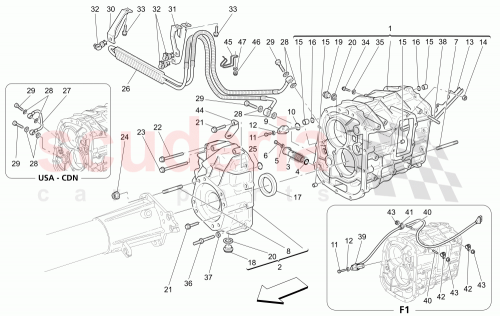 Part Diagram for Maserati 199545