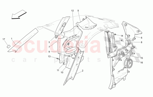 Part Diagram for Maserati 69983741