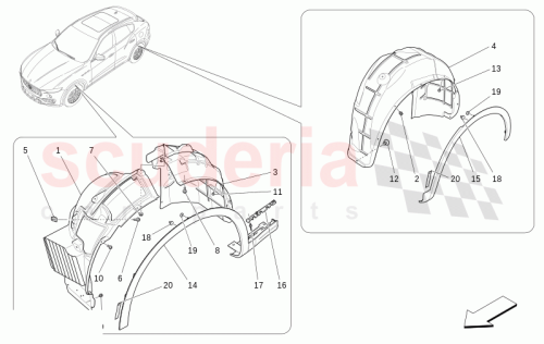 Part Diagram for Maserati 670187535