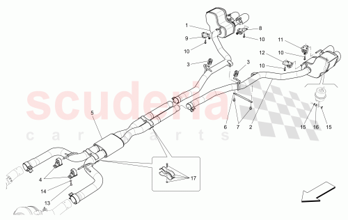 Part Diagram for Maserati 670103689