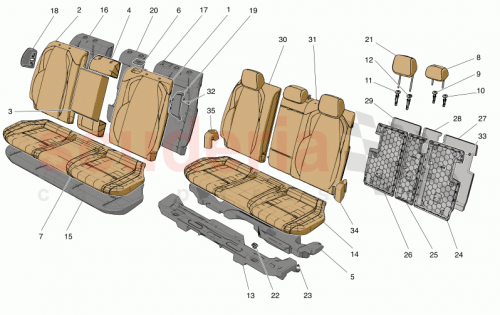 Part Diagram for Maserati 670197145