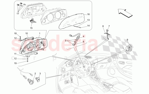 Part Diagram for Maserati 195741