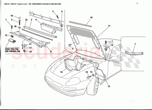 Part Diagram for Maserati 15963277
