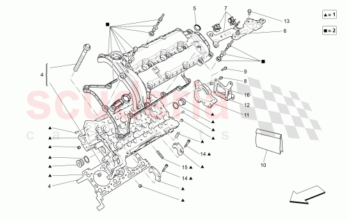 Part Diagram for Maserati 46328790