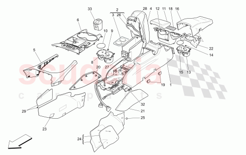 Part Diagram for Maserati 981703500