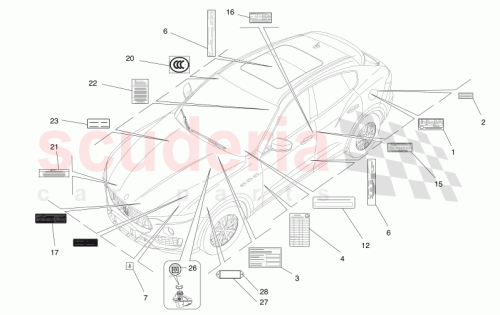 Part Diagram for Maserati 670039652