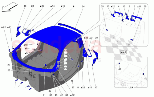 Part Diagram for Maserati 670176092
