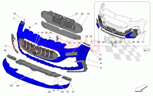 Part Diagram for Maserati 675001312