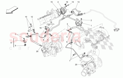 Part Diagram for Maserati 334149