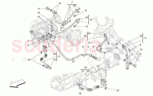 Part Diagram for Maserati 292745