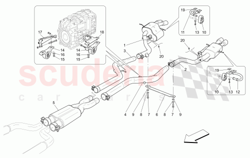 Part Diagram for Maserati 255947
