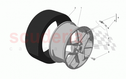 Part Diagram for Maserati 670156107