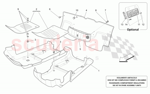 Part Diagram for Maserati 981214607