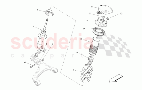 Part Diagram for Maserati 673004065