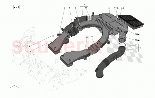 Part Diagram for Maserati 675001843