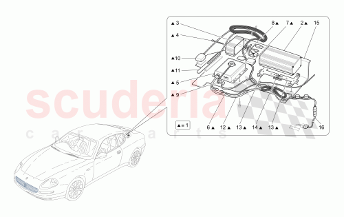Part Diagram for Maserati 69046600