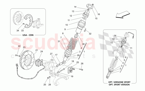 Part Diagram for Maserati 183585