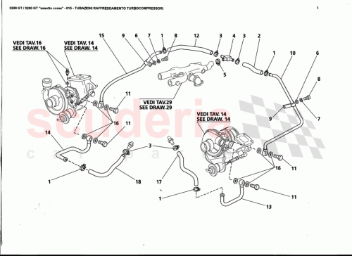 Part Diagram for Maserati 585412200