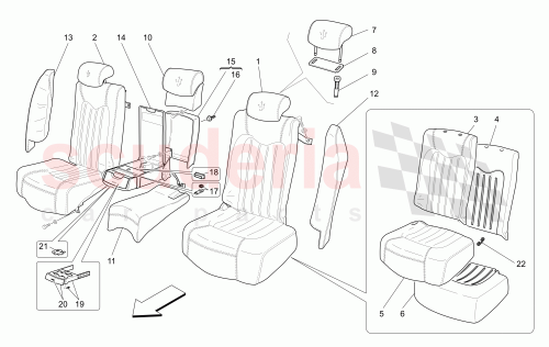 Part Diagram for Maserati 981316607