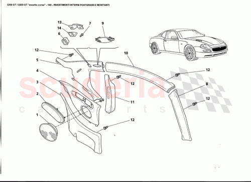 Part Diagram for Maserati 9810030