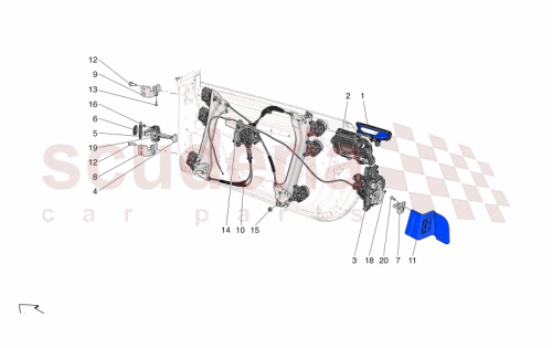 Part Diagram for Maserati 675002243
