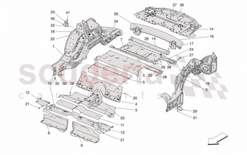 Part Diagram for Maserati 673015552