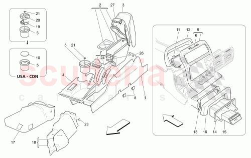Part Diagram for Maserati 981431400