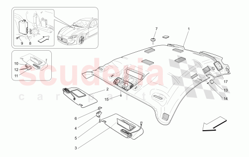 Part Diagram for Maserati 67994200